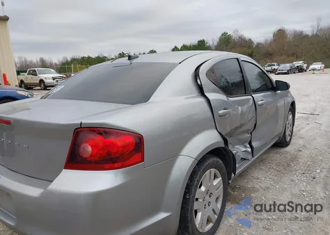 2014 Dodge Avenger Se from USA, damaged, VIN 1C3CDZAB6EN169296